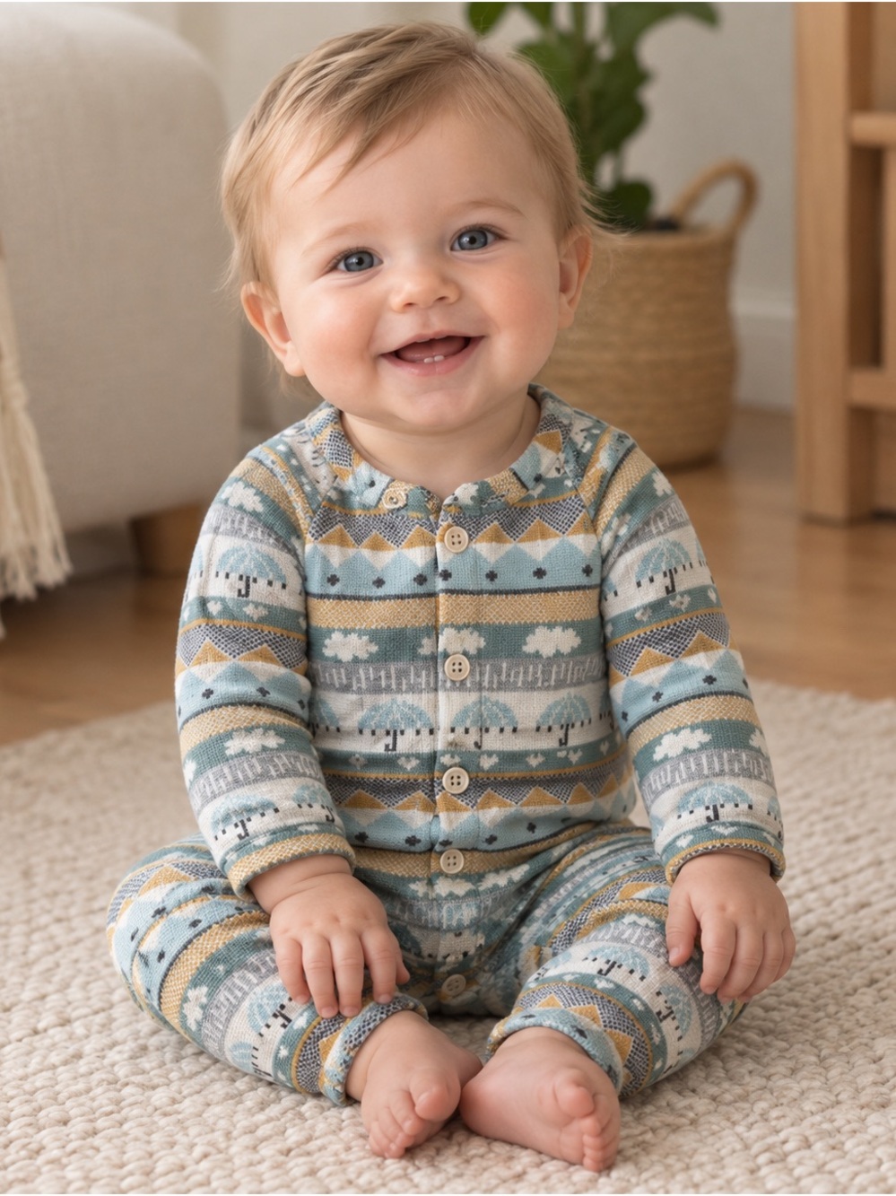 Reima moomin onesie 50% wool 6-9 months